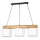 Luster na lanku PINO MIX 3xE27/40W/230V borovica