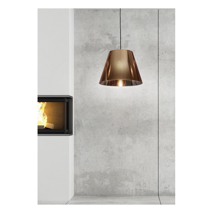Luster na lanku PLATINO 1xE27/60W/230V