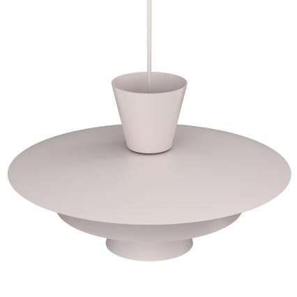Luster na lanku PLATO 1xE27/15W/230V krémový
