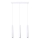 Luster na lanku PRYSM 3xG9/8W/230V biela