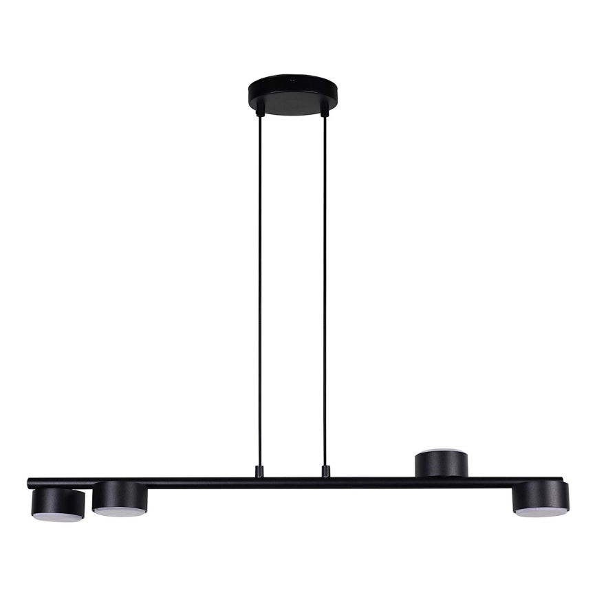 Luster na lanku PUNTO 4xGX53/12W/230V čierna
