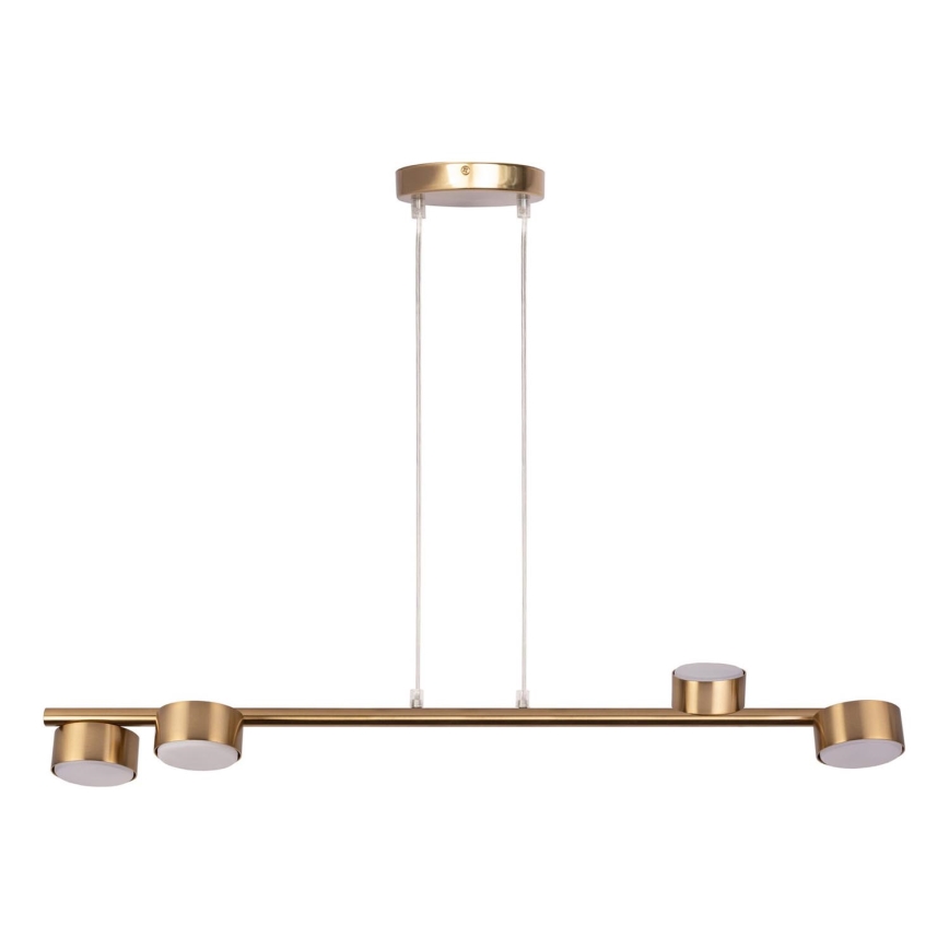 Luster na lanku PUNTO 4xGX53/12W/230V zlatá