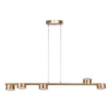 Luster na lanku PUNTO 5xGX53/12W/230V zlatá