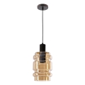 Luster na lanku RADON 1xE27/40W/230V dymovo-béžový