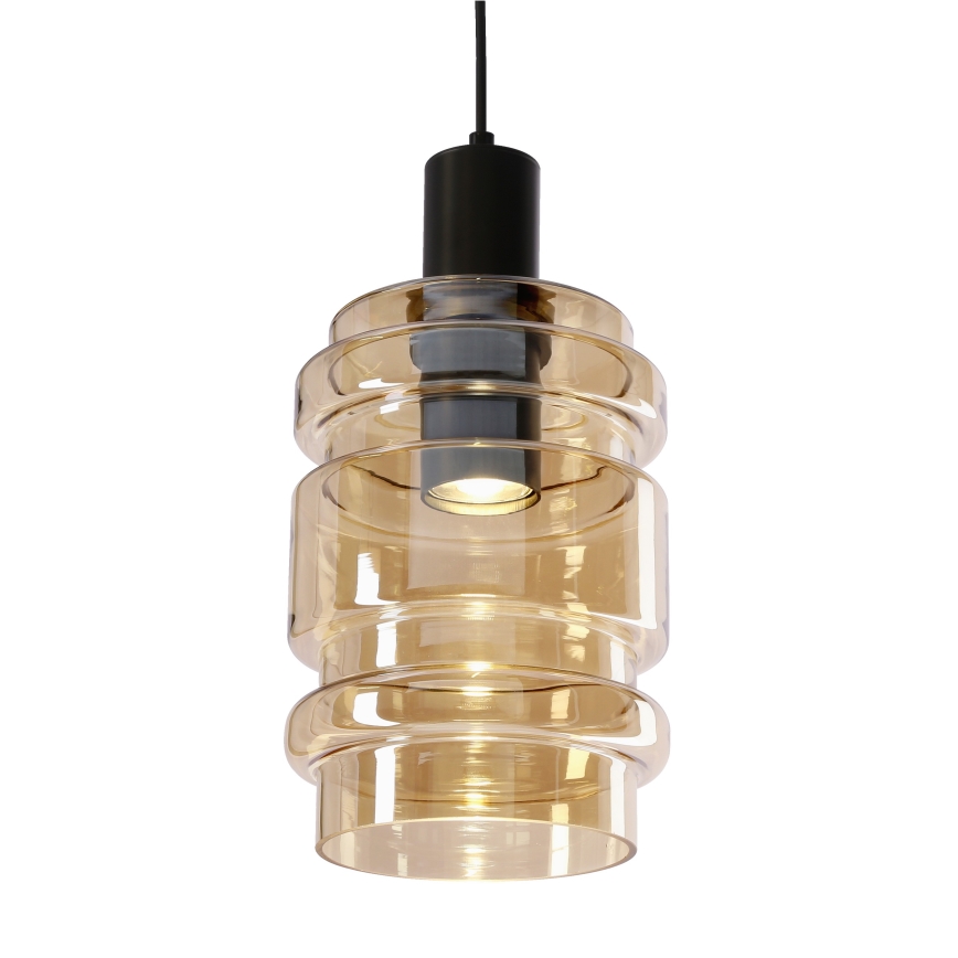 Luster na lanku RADON 1xE27/40W/230V dymovo-béžový