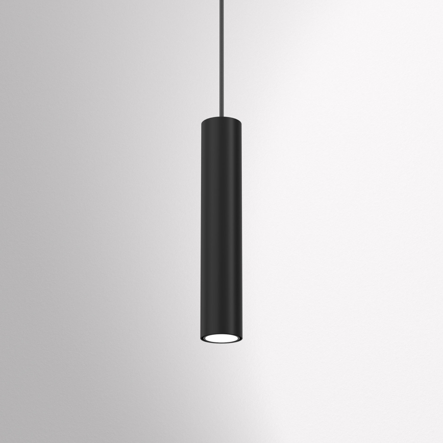 Luster na lanku RAITO 1xGU10/8W/230V čierna