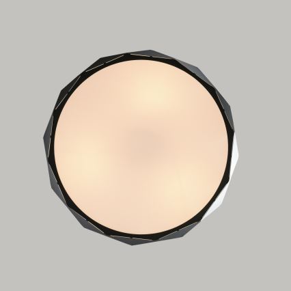 Luster na lanku REUS 3xE27/40W/230V, priemer 47 cm, čierny