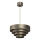 Luster na lanku RINGS 1xE27/15W/230V mosadz