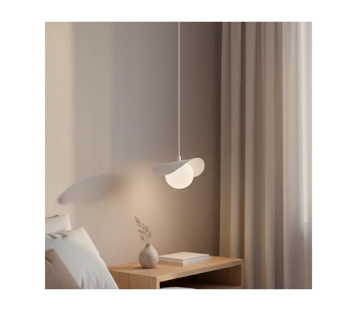 EMIBIG Luster na lanku RITUAL 1xG9/8W/230V biela 1584/1