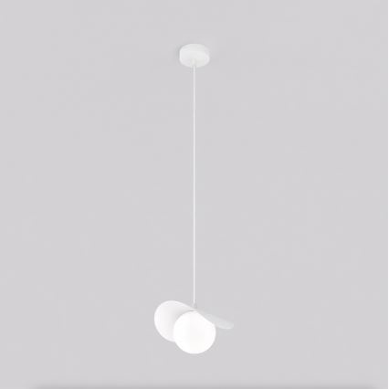 Luster na lanku RITUAL 1xG9/8W/230V biela