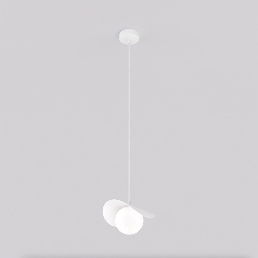 Luster na lanku RITUAL 1xG9/8W/230V biela