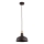 Luster na lanku RODOS 1xE27/15W/230V čierna
