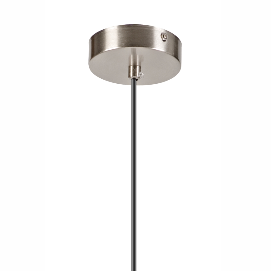 Luster na lanku ROLLO 1xE14/5W/230V matný chróm/dymová