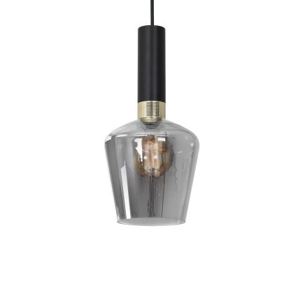 Luster na lanku ROMA BLACK 1xE27/60W/230V