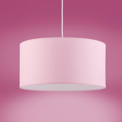 Luster na lanku RONDO KIDS 1xE27/15W/230V ružová