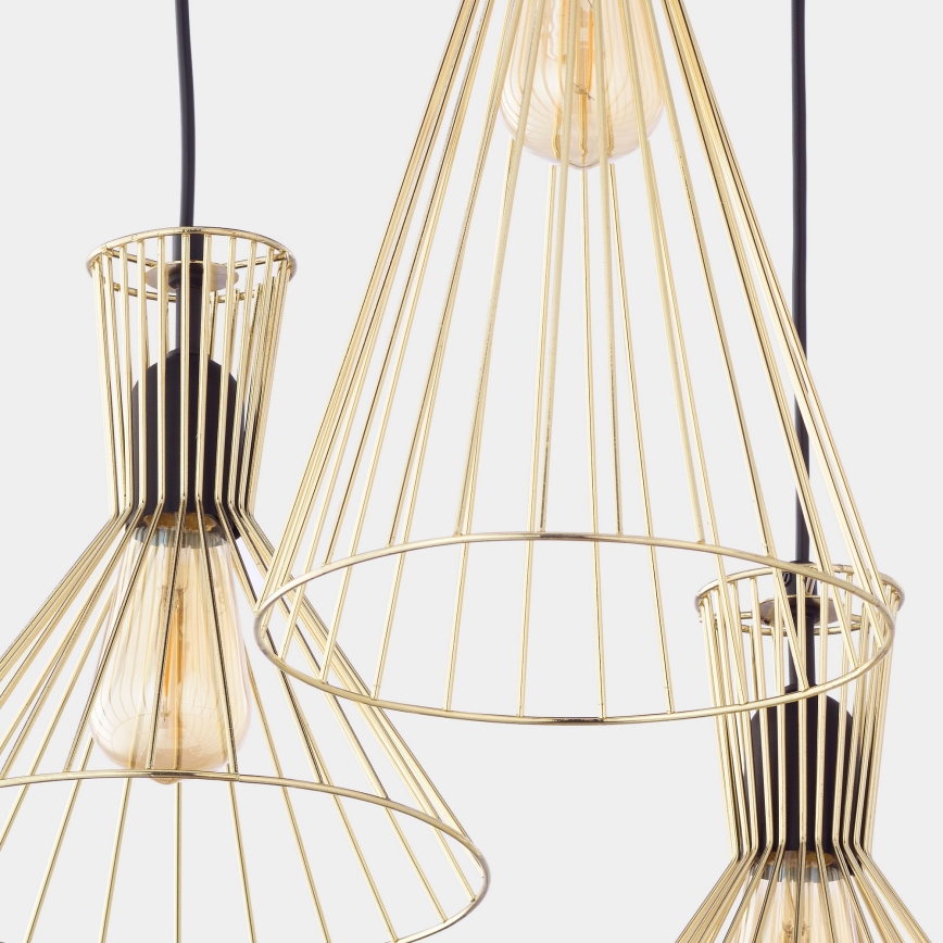 Luster na lanku SAHARA 3xE27/60W/230V