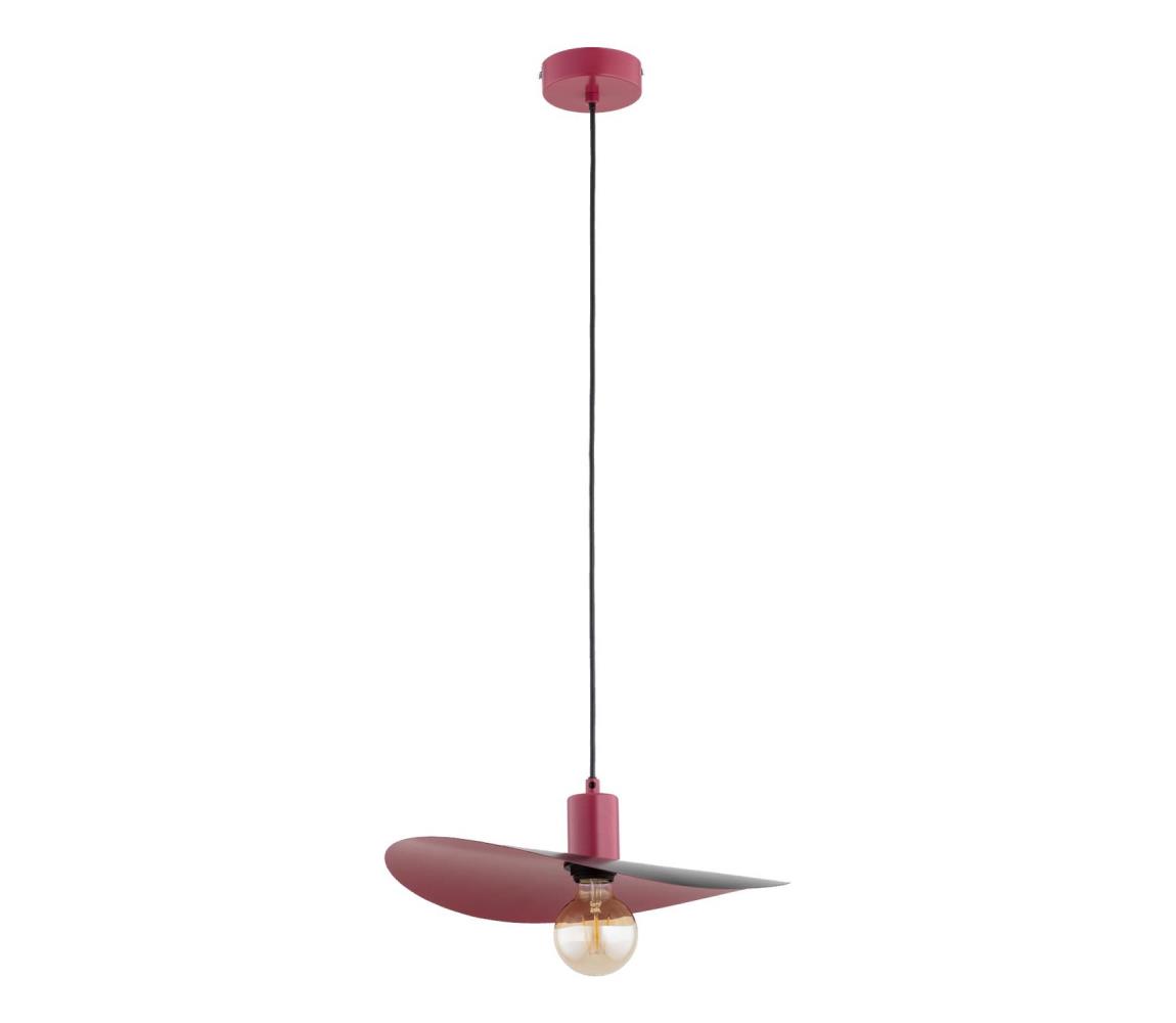Luster na lanku SAVANA 1xE27/15W/230V čierna/červená 61626
