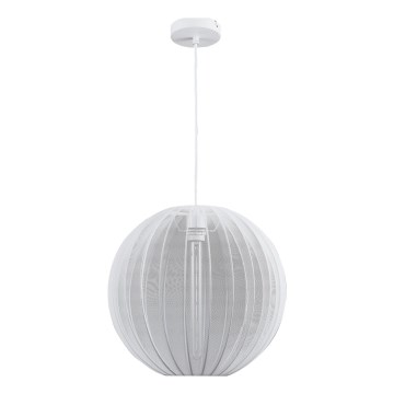 Luster na lanku SENSAI 1xE27/20W/230V pr. 40 cm biela