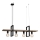 Luster na lanku SHELF 4xE27/60W/230V