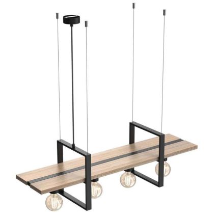 Luster na lanku SHELF 4xE27/60W/230V
