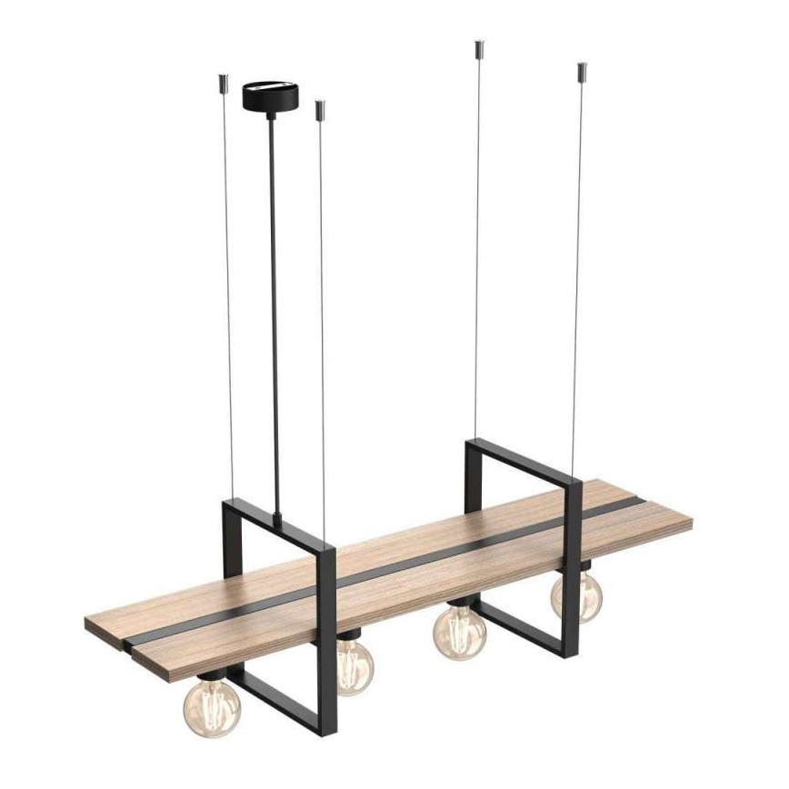 Luster na lanku SHELF 4xE27/60W/230V