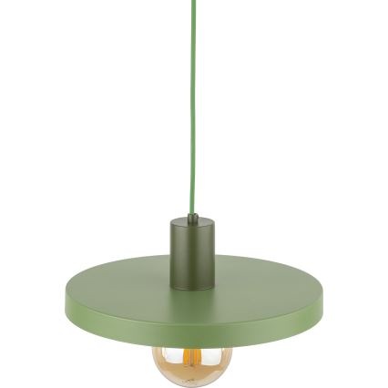 Luster na lanku SILA 1xE27/15W/230V pr. 30 cm zelená