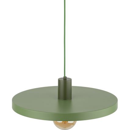 Luster na lanku SILA 1xE27/15W/230V pr. 40 cm zelená