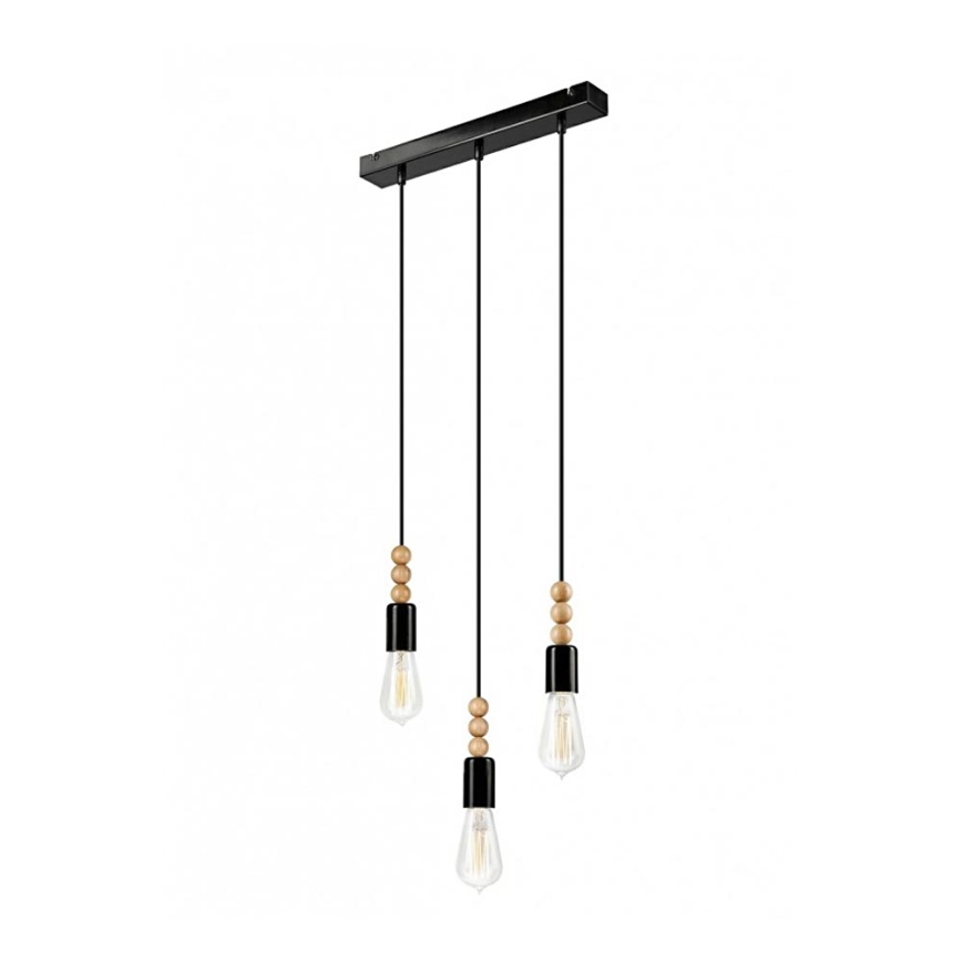 Luster na lanku SIMON 3xE27/60W/230V buk