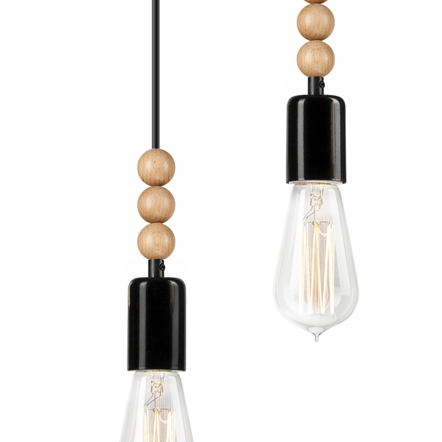 Luster na lanku SIMON 3xE27/60W/230V buk