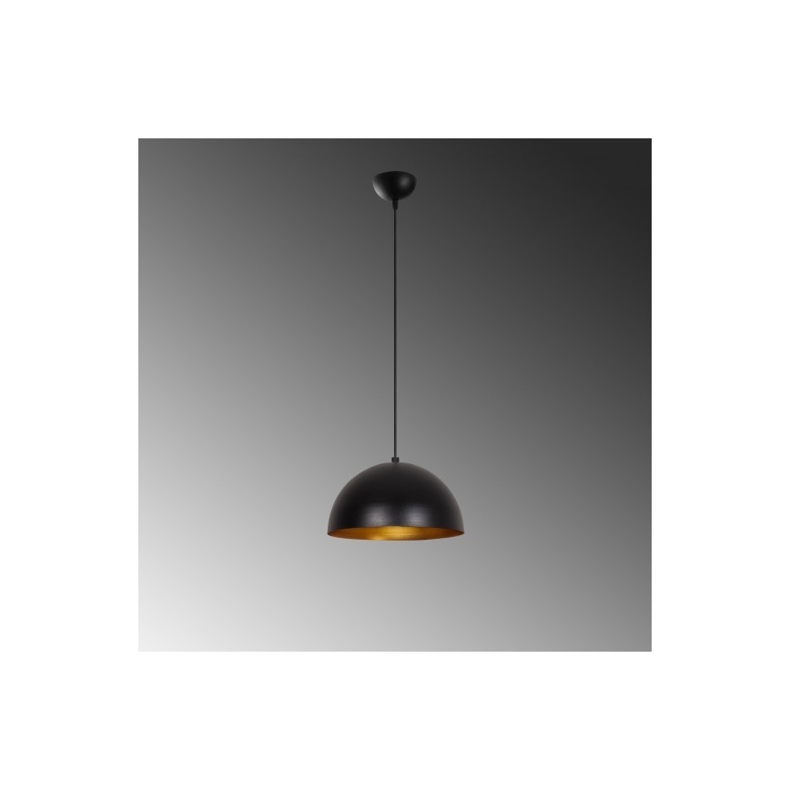 Luster na lanku SIVANI 1xE27/40W/230V čierna