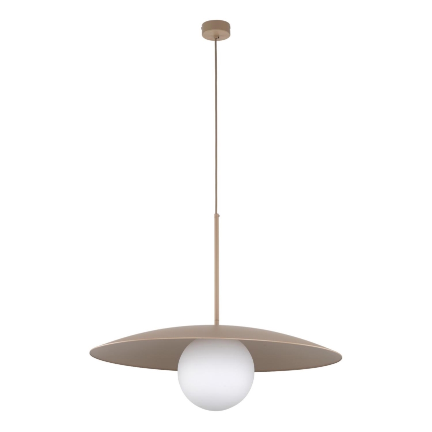 Luster na lanku SLATE 1xE27/15W/230V pr. 65 cm béžová