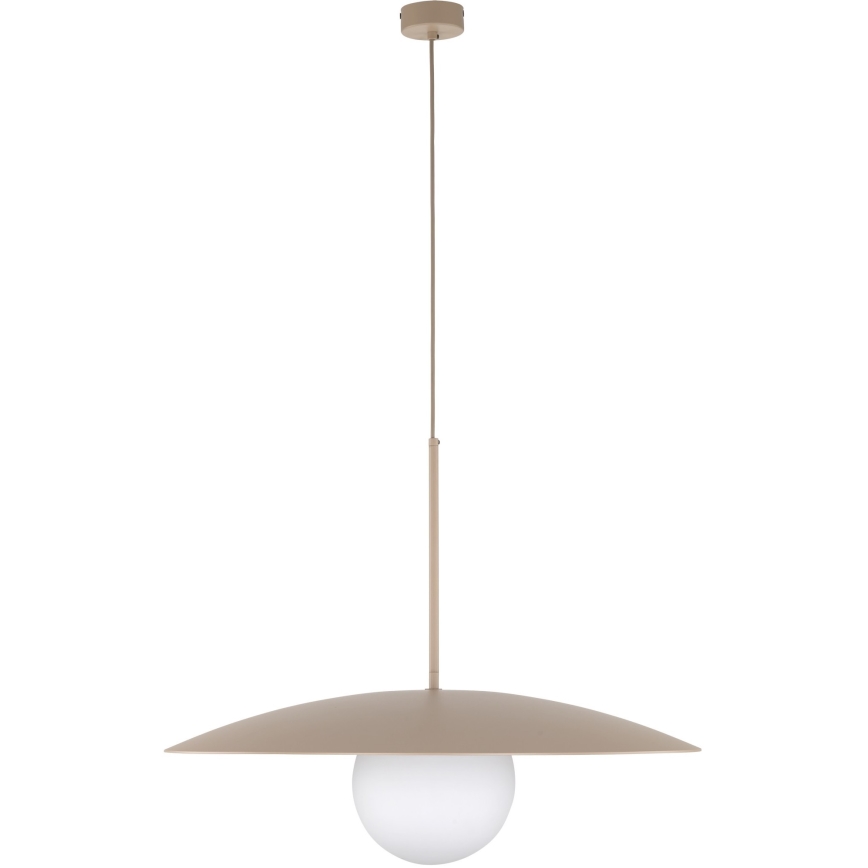 Luster na lanku SLATE 1xE27/15W/230V pr. 65 cm béžová