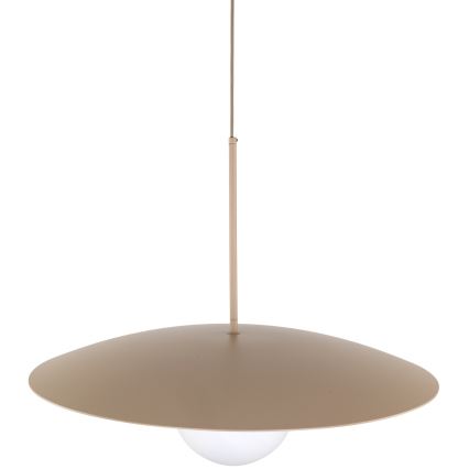 Luster na lanku SLATE 1xE27/15W/230V pr. 65 cm béžová