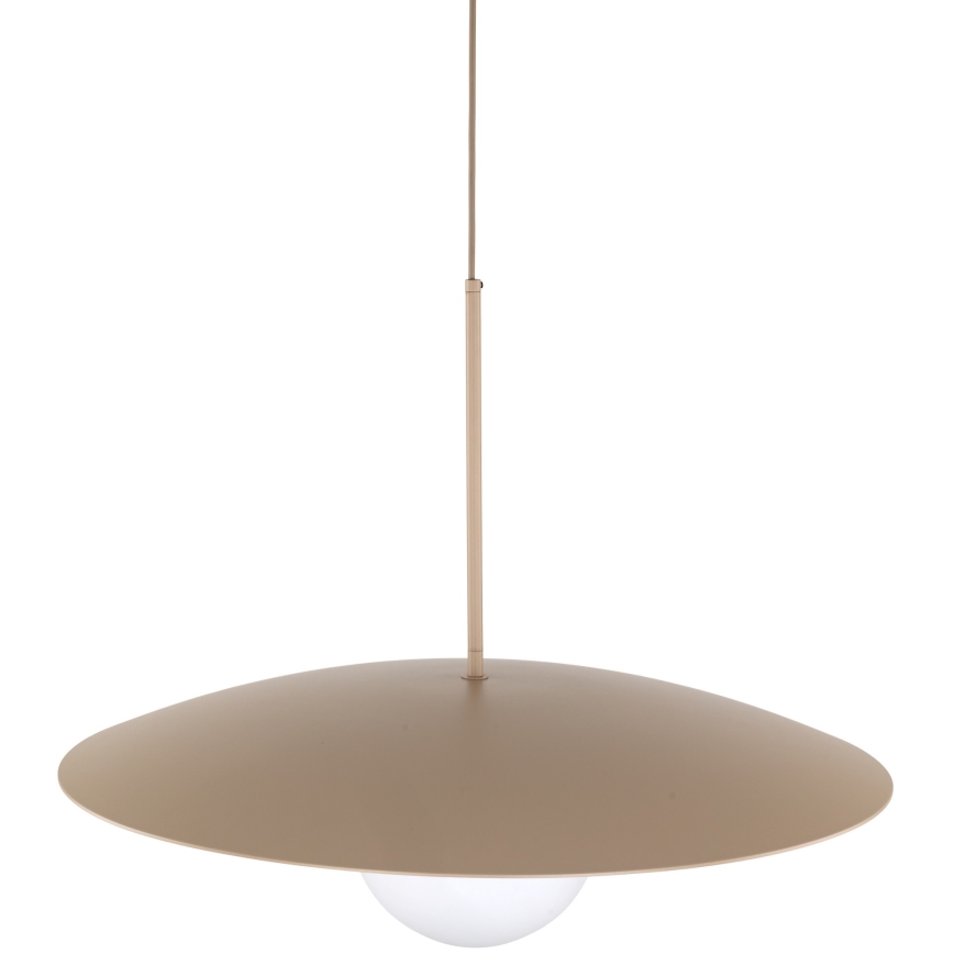 Luster na lanku SLATE 1xE27/15W/230V pr. 65 cm béžová