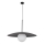 Luster na lanku SLATE 1xE27/15W/230V pr. 65 cm čierna