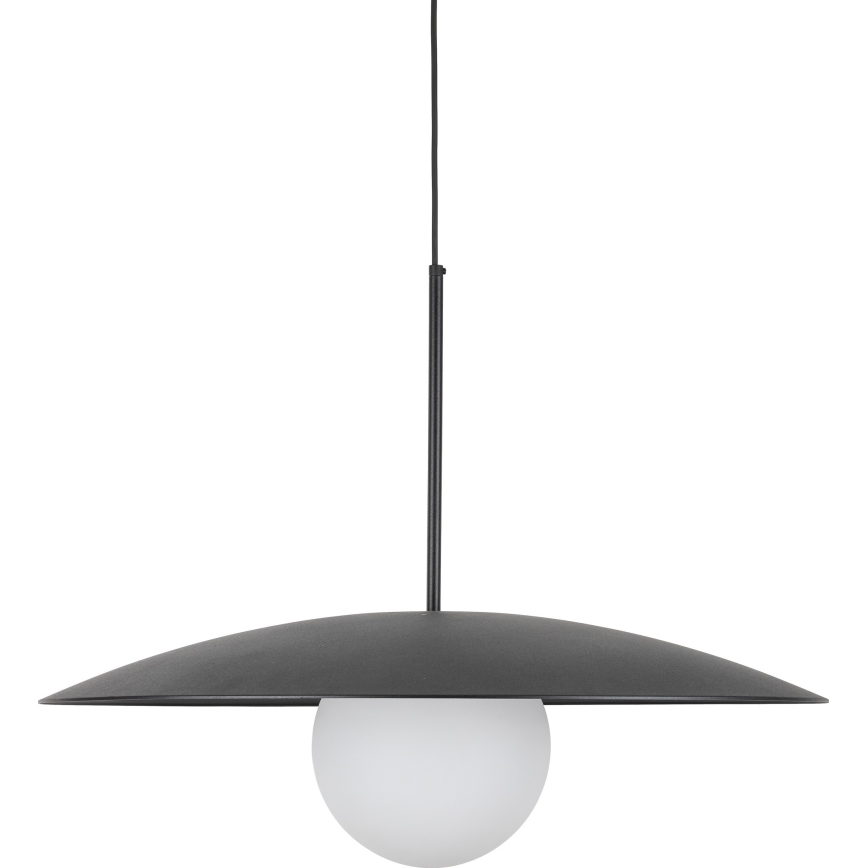 Luster na lanku SLATE 1xE27/15W/230V pr. 65 cm čierna