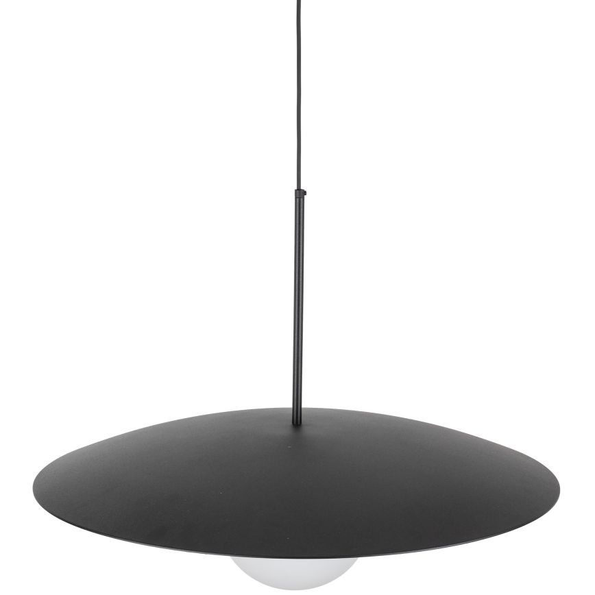 Luster na lanku SLATE 1xE27/15W/230V pr. 65 cm čierna
