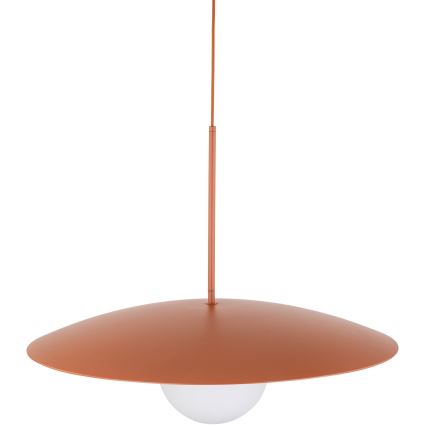 Luster na lanku SLATE 1xE27/15W/230V pr. 65 cm tehlová
