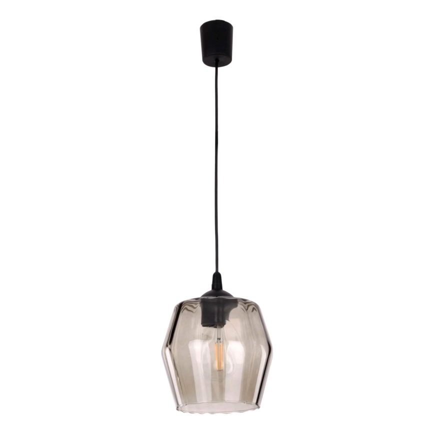 Luster na lanku SMOKE 1xE27/15W/230V