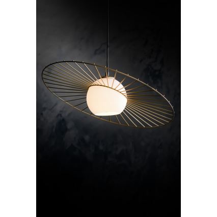 Luster na lanku SOL 1xE27/60W/230V zlatá