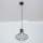 Luster na lanku SOLANO 1xE27/15W/230V čierna/lesklý chróm
