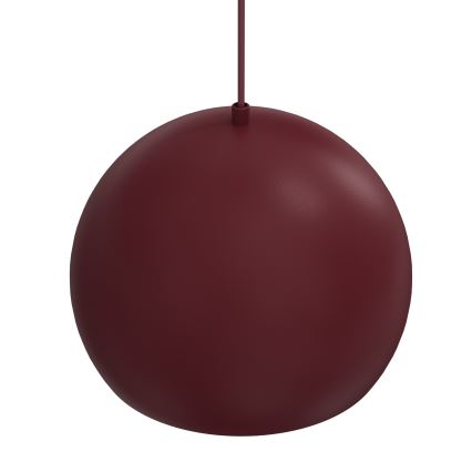 Luster na lanku SOOL 1xE27/15W/230V pr. 27 cm bordový
