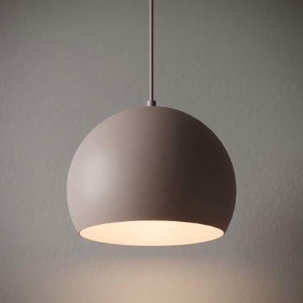 Luster na lanku SOOL 1xE27/15W/230V pr. 27 cm krémový