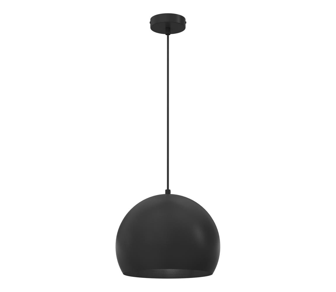 Luster na lanku SOOL 1xE27/15W/230V priemer 27 cm čierny 1241