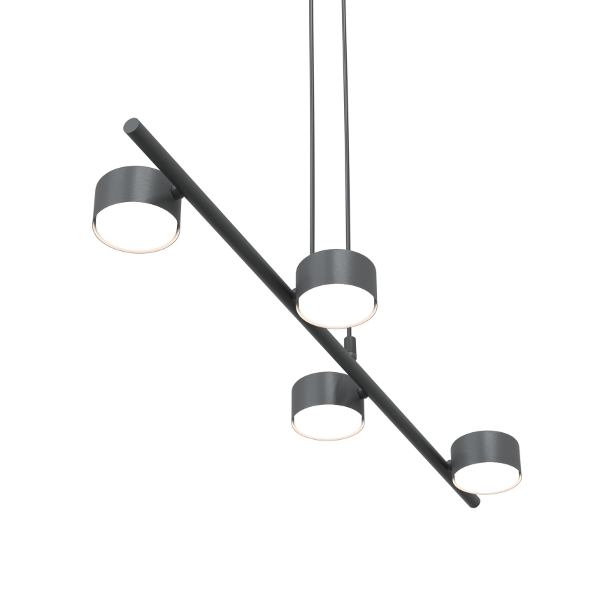 Luster na lanku SORA 4xGX53/12W/230V čierna