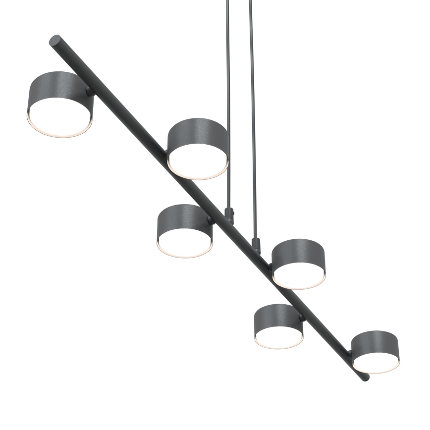 Luster na lanku SORA 6xGX53/12W/230V čierna