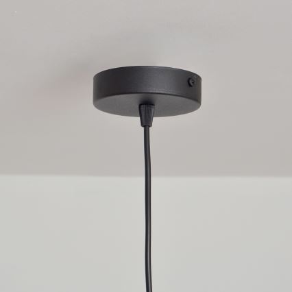 Luster na lanku SORAPIS 1xE27/15W/230V čierna