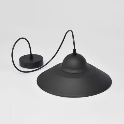 Luster na lanku SORAPIS 1xE27/15W/230V čierna