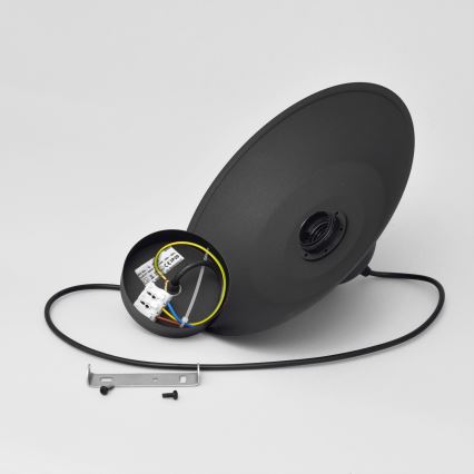 Luster na lanku SORAPIS 1xE27/15W/230V čierna