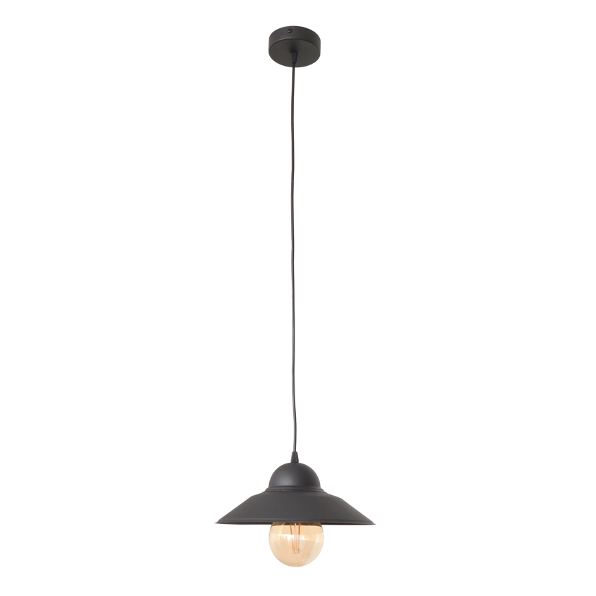 Luster na lanku SORAPIS 1xE27/15W/230V čierna